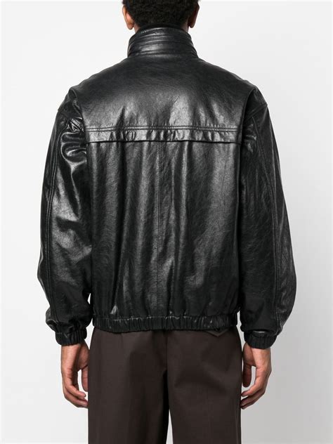 farfetch leather jacket sale